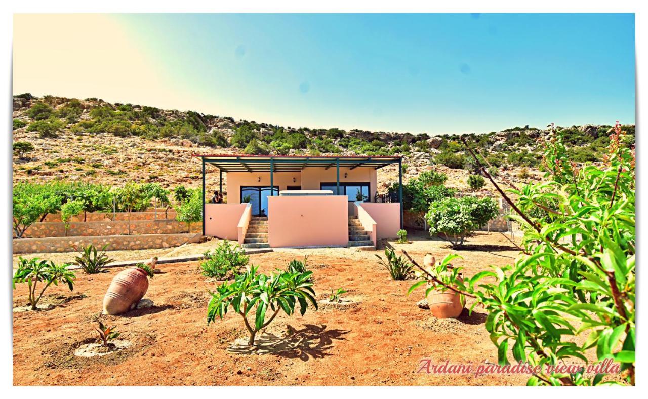 Ardani Paradise View Villa With Jacuzzi Amoopí Kültér fotó