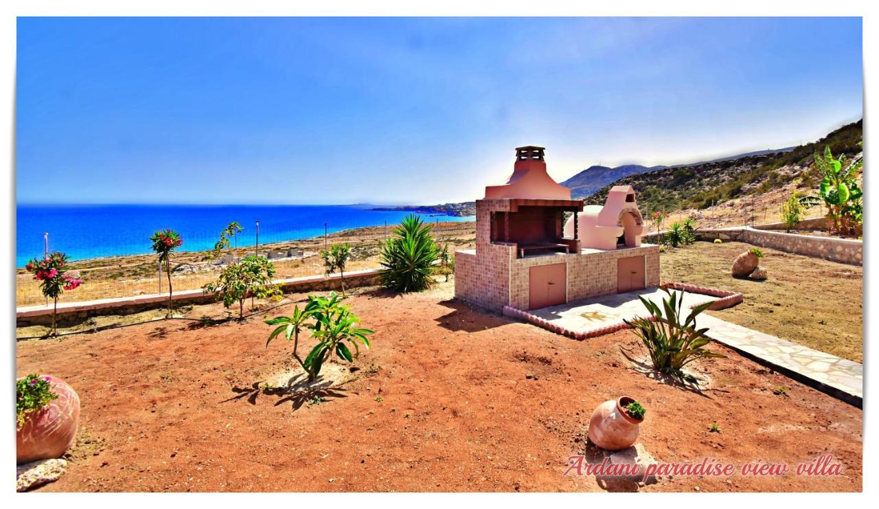 Ardani Paradise View Villa With Jacuzzi Amoopí Kültér fotó